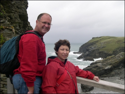 Harry's clients enjoy the rugged coastline of Cornwall