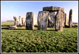 A close up view of Stonehenge taken from a special vantage point arranged by Harry 